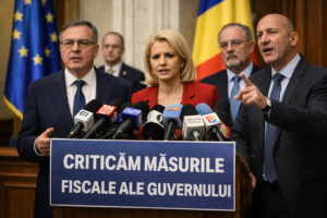 Opoziția critică noile măsuri fiscale propuse de Guvern